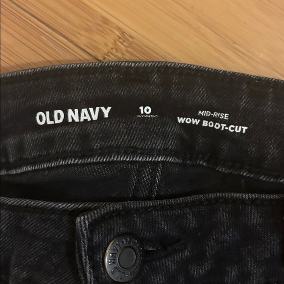Old Navy Women's Boot Cut Jeans - Black - Picture 2 of 3